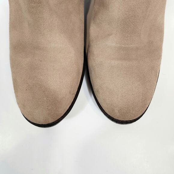 Steve Madden Women's Over The Knee Tall Tan Suede Fringe Flat Heel Boots 6.5 - Picture 4 of 7